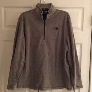 North face gray pullover fleece